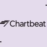 Chartbeat logo on a colored background