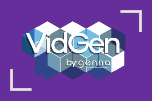 A logo for Genna's VidGen tool.